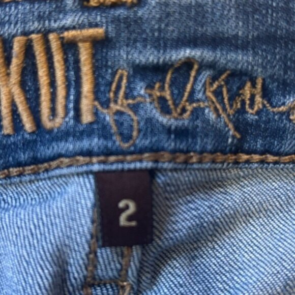 Kut from the Kloth Y2X High Rise Dark Wash Womens Jeans Size 2 - Picture 4 of 6